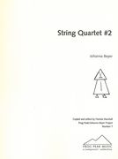 String Quartet No. 2 / Copied and edited by Pamela Marshall.