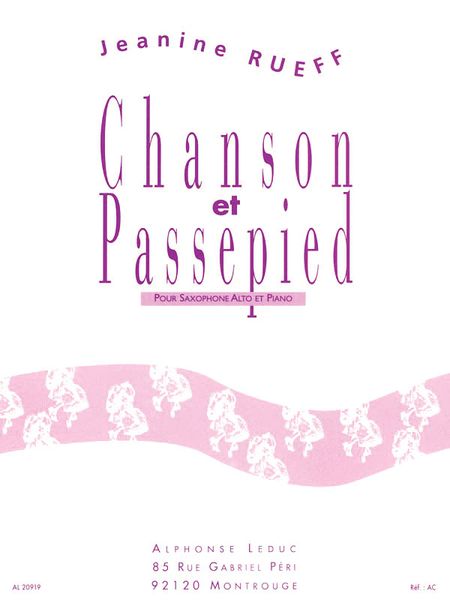 Chanson and Passepied : For Alto Sax and Piano.
