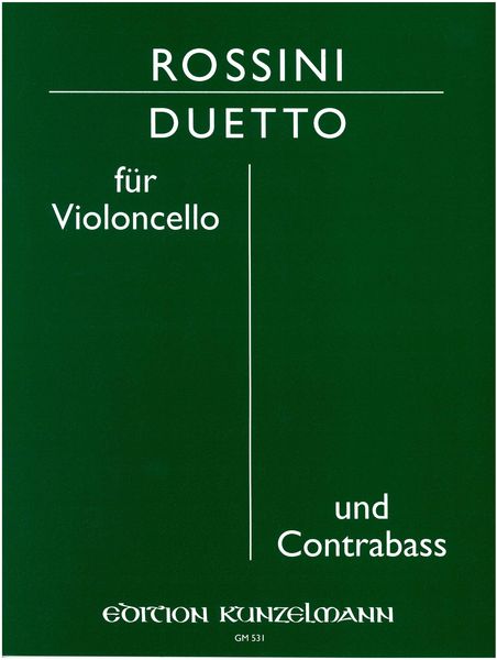 Duetto : For Violoncello and Double Bass / edited by Walter Despaly.