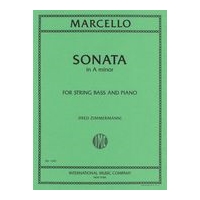 Sonata In A Minor : For Double Bass and Piano.