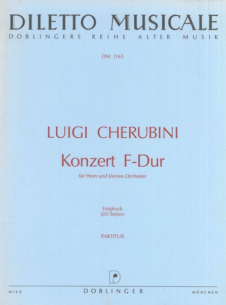 Concerto In F Major : For Horn and Small Orchestra / First Edition by Jiri Stefan.