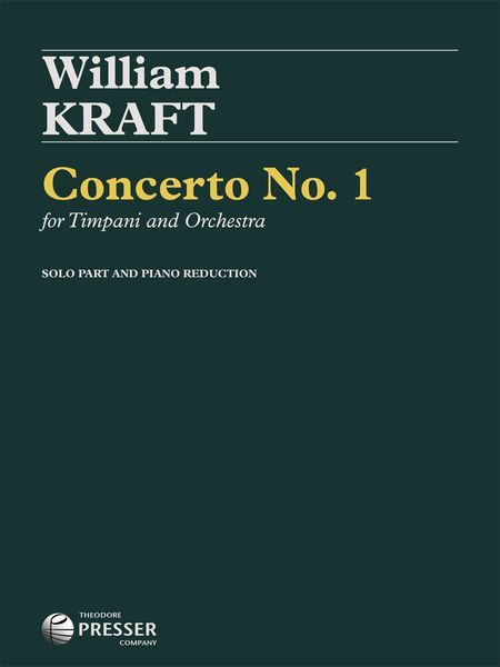 Concerto No. 1 : For Timpani and Orchestra / Piano reduction by Zita Carno.