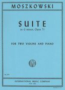 Suite In G Minor, Op. 71 : For Two Violins and Piano.