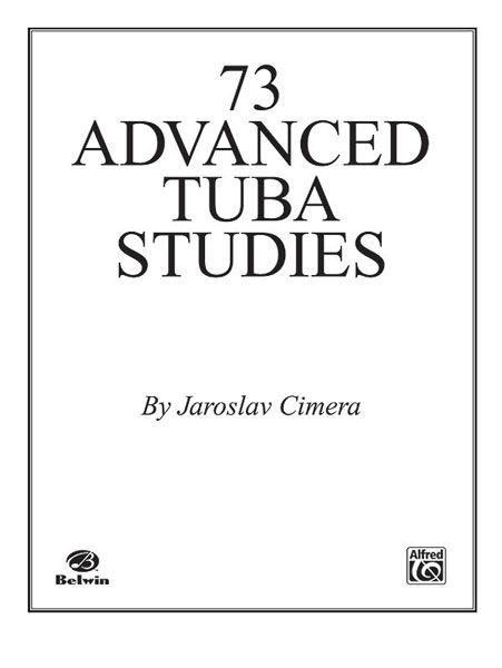 73 Advanced Tuba Studies.