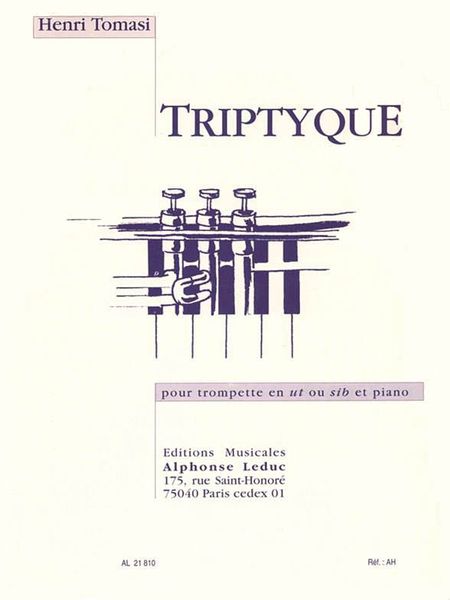 Triptique : For Trumpet and Piano.