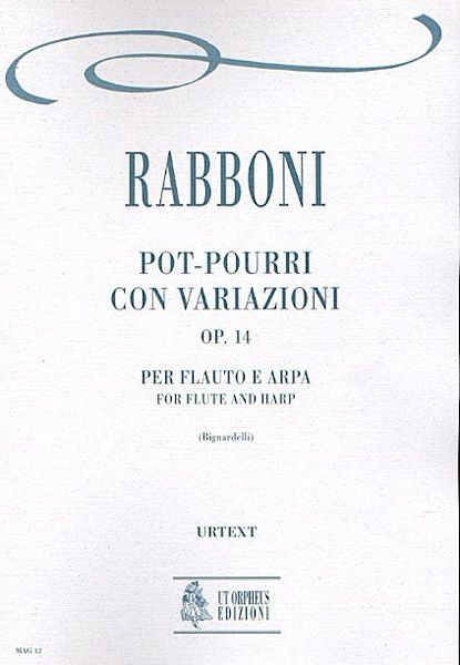 Pot-Pourri With Variations, Op. 14 : For Flute and Harp / edited by Maurizio Bignardelli.