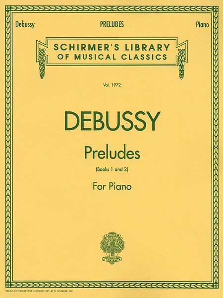 Preludes (Books 1 & 2) : For Piano.