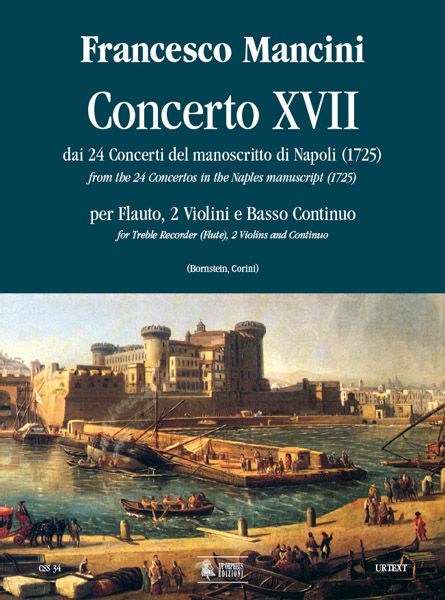 Concerto XVII : For Flute, Two Violins and Basso Continuo.