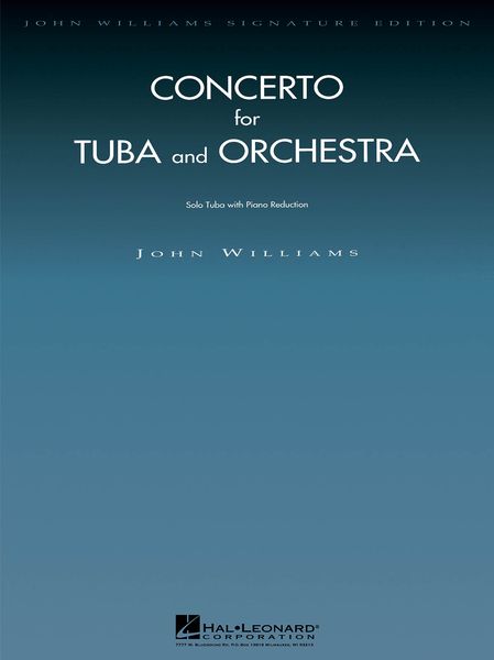 Concerto For Tuba and Orchestra : Solo Tuba With Piano reduction.