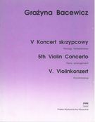Concerto No. 5 : For Violin - Piano reduction.