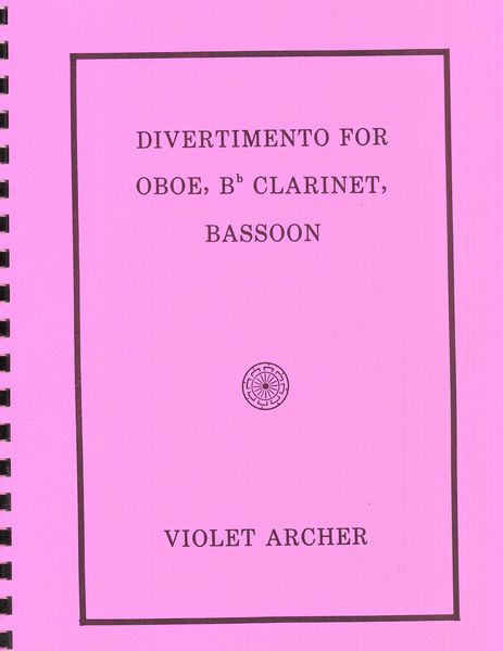 Divertimento : For Oboe, Clarinet, and Bassoon.