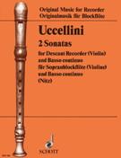 Two Sonatas : For Descant Recorder (Violin) and Basso Continuo / edited by Manfred Nitz.