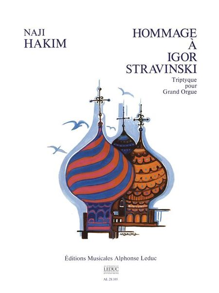 Hommage A Igor Stravinsky : Tryptique Pour Grand Orgue.