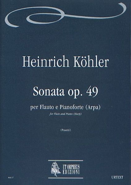 Sonata, Op. 49 : For Flute and Piano Or Harp (Bonn, Ca. 1806) / edited by Anna Pasetti.