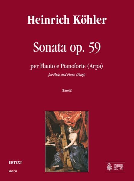 Sonata, Op. 59 : For Flute and Piano Or Harp (Bonn, Ca. 1806) / edited by Anna Pasetti.