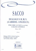 Dialogus B. M. V. (Gabriel Angelus) : For 8 Part Choir and Continuo (Roma, 1607).