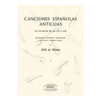 Canciones Espanola Antiguas, Vol. 1 : Para Canto Y Cembalo (Piano).