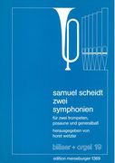 Zwei Symphonien : Für Zwei Trompeten, Posaune und Generalbass / herausgegeben von Horst Wetzlar.