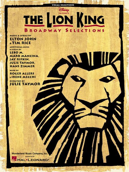 Lion King : Broadway Selections.
