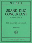Grand Duo Concertante, Op. 48 : For Clarinet and Piano / Ed. by Reginald Kell.