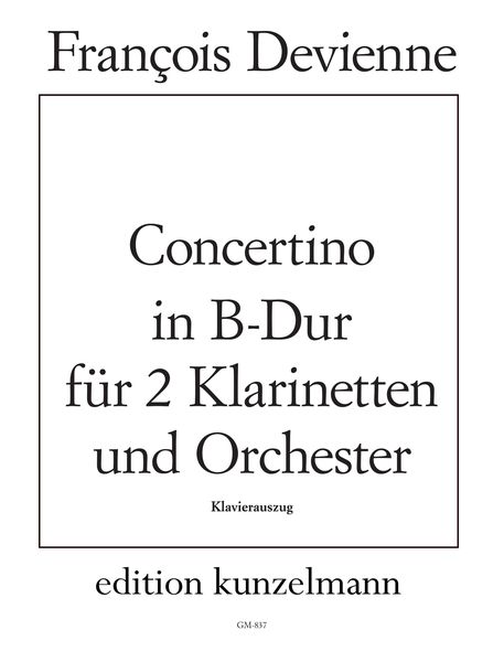 Concerto Op. 25 : reduction For 2 Clarinets and Piano.