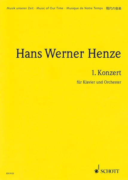 1. Konzert : Für Klavier und Orchester (1950).