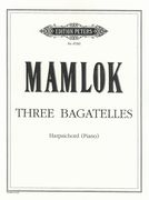 Bagatelles (3) : For Harpsichord.