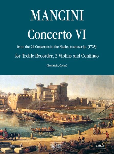 Concerto Vl - Dai 24 Concerti Del Manoscritto Di Napoli (1725) : For Flute, 2 Violins and B. C.