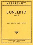 Concerto No. 1 In G Minor, Op. 49 : For Violoncello and Piano.