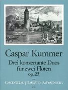 Three Duos Concertantes, Op. 25 : For Two Flutes / edited by Bernhard Päuler.