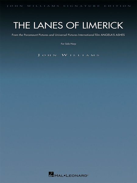 Lanes Of Limerick, From The Film Angela's Ashes : For Solo Harp.