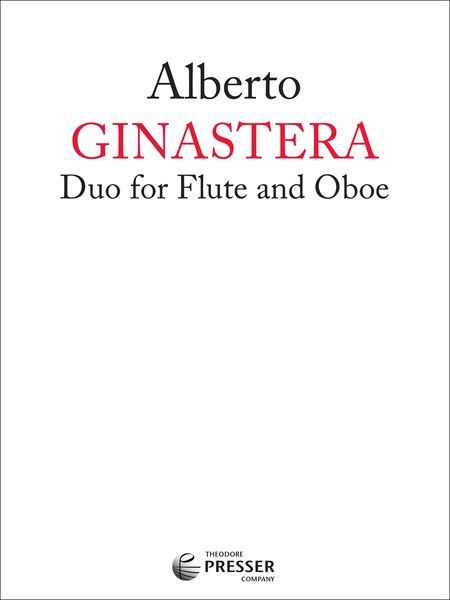 Duo : For Flute and Oboe.