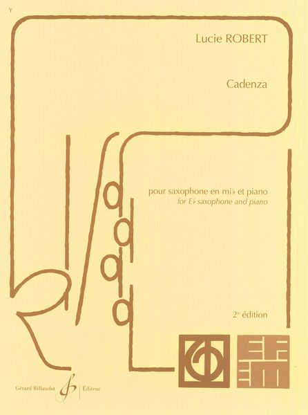 Cadenza : For Alto Saxophone and Piano.