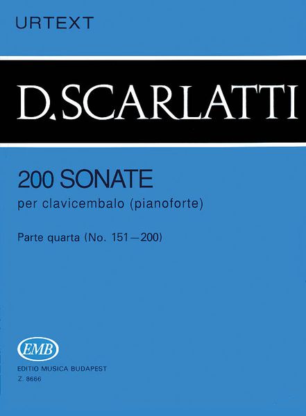 200 Sonatas, Vol. 4 : For Piano.