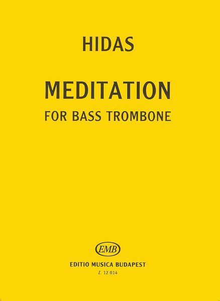 Meditation : For Bass Trombone.