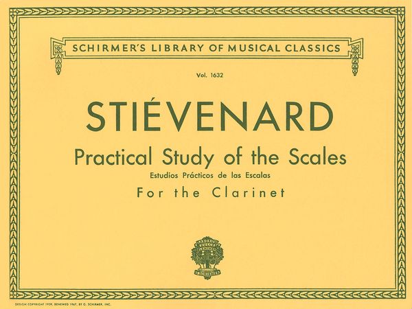 Practical Study Of The Scales For The Clarinet.