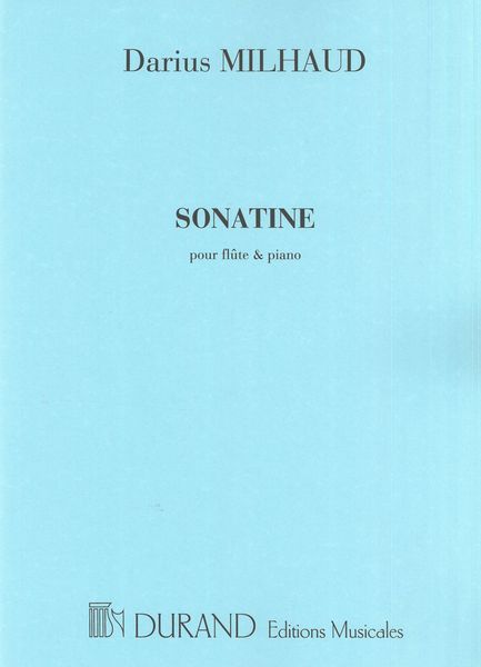 Sonatine, Op. 76 : For Flute and Piano.