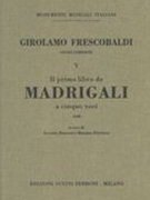 Primo Libro De Madrigali A Cinque Voci (1608).