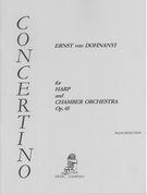 Concertino, Op. 45 : For Harp and Chamber Orchestra - Piano reduction.