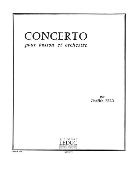 Concerto : For Bassoon and Orchestra - Piano reduction.