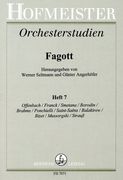 Orchesterstudien Für Fagott, Heft 7 : Offenbach/Franck/Smetana/Borodin/Brahms/Ponchinelli.