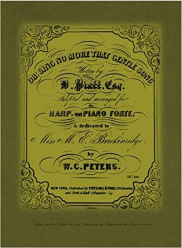 Oh! Sing No More That Gentle Song : Musical Life and Times Of William Cumming Peters (1805-66).