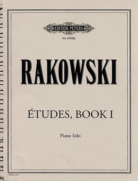 Etudes, Book I (Nos. 1-10) : For Piano.