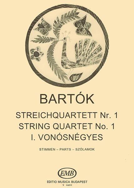 String Quartet No. 1, Op. 7 / edited by D. Dille.