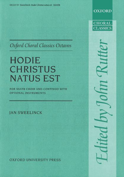 Hodie Christus : For SSATB A Cappella Or With Ensemble / Ed. John Rutter.