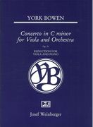 Concerto In C Minor, Op. 25 : For Viola and Orchestra - Piano reduction by Composer.