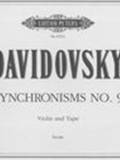 Synchronisms No. 9 : For Violin and Electronic Sounds (1988).