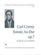 Sonata In A Flat Major, Op. 7 : For Piano / Practical Edition by Ernest Sauter.