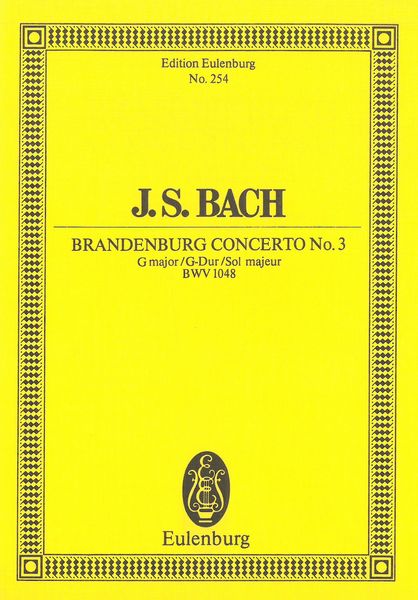 Brandenburg Concerto No. 3 In G Major, BWV 1048.