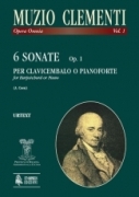 6 Sonatas, Op. 1 : For Harpsichord Or Piano / edited by Andrea Coen.
